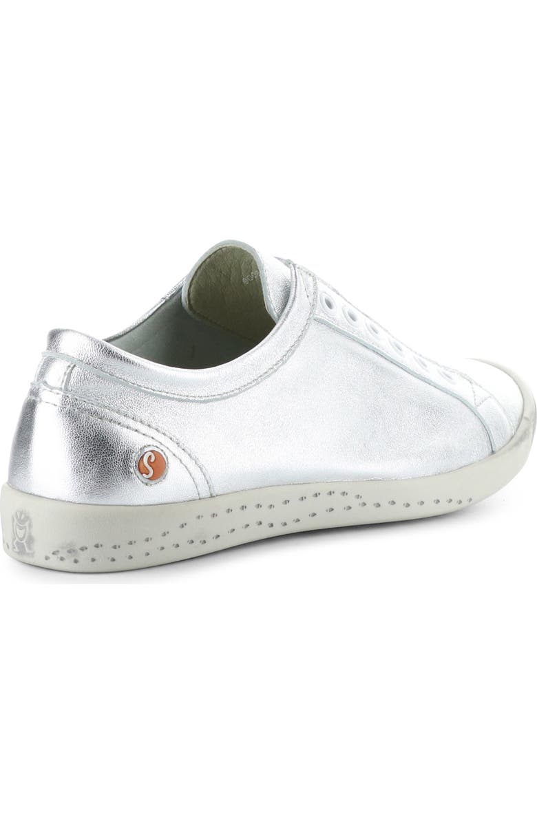 Softinos by Fly London Irit Low Top Sneaker, Alternate, color, Silver