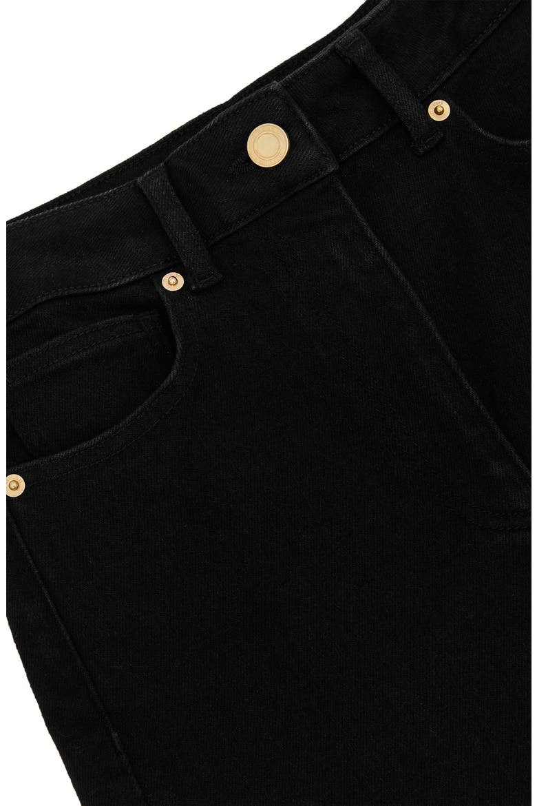Jas High Waist Wide Leg Jeans, Alternate, color, BLACK