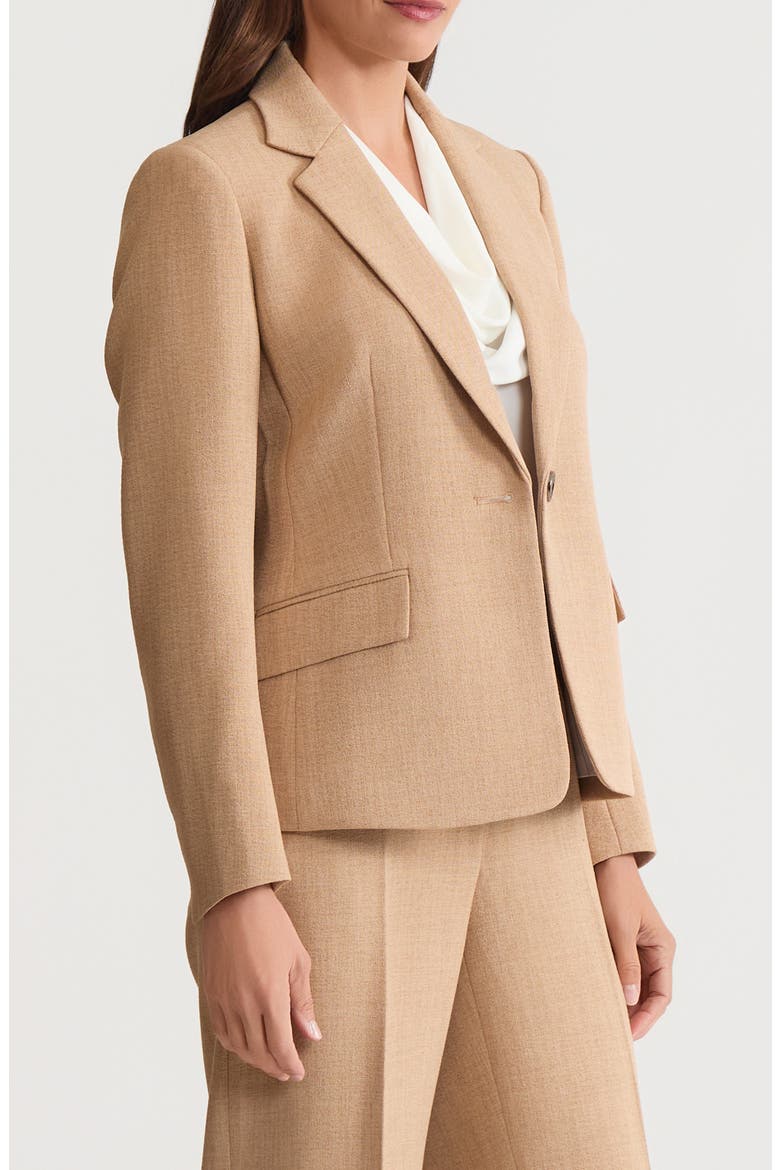 One-Button Jacket, Alternate, color, SOFT SAND