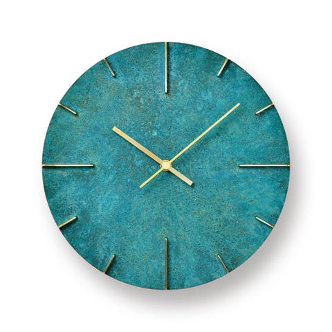 Quaint Cast Brass Clock