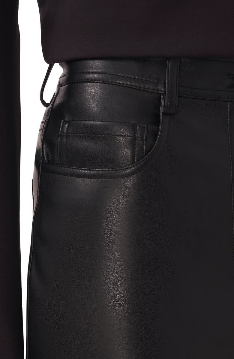 Halogen<sup>®</sup> Straight Leg Faux Leather Pants, Alternate, color,