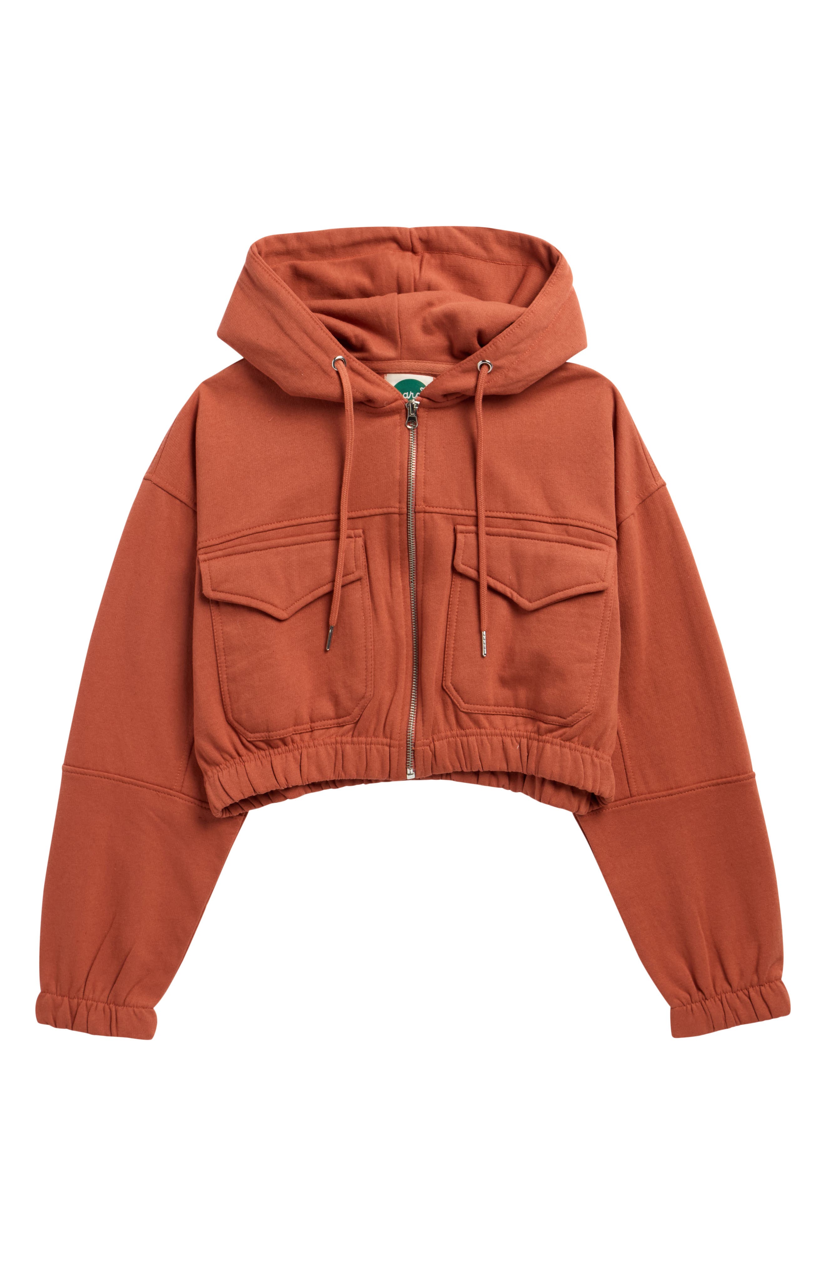 Marci Kids' Zip Up Cotton Blend Hoodie