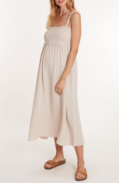 Lola maternity and nursing dress