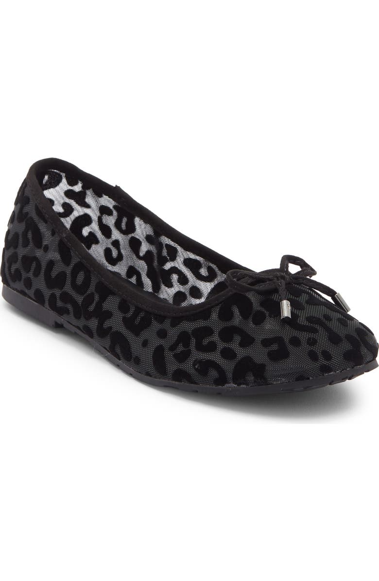 Reaction Kenneth Cole Elstree Ballet Flat, Main, color, Leopard Mesh