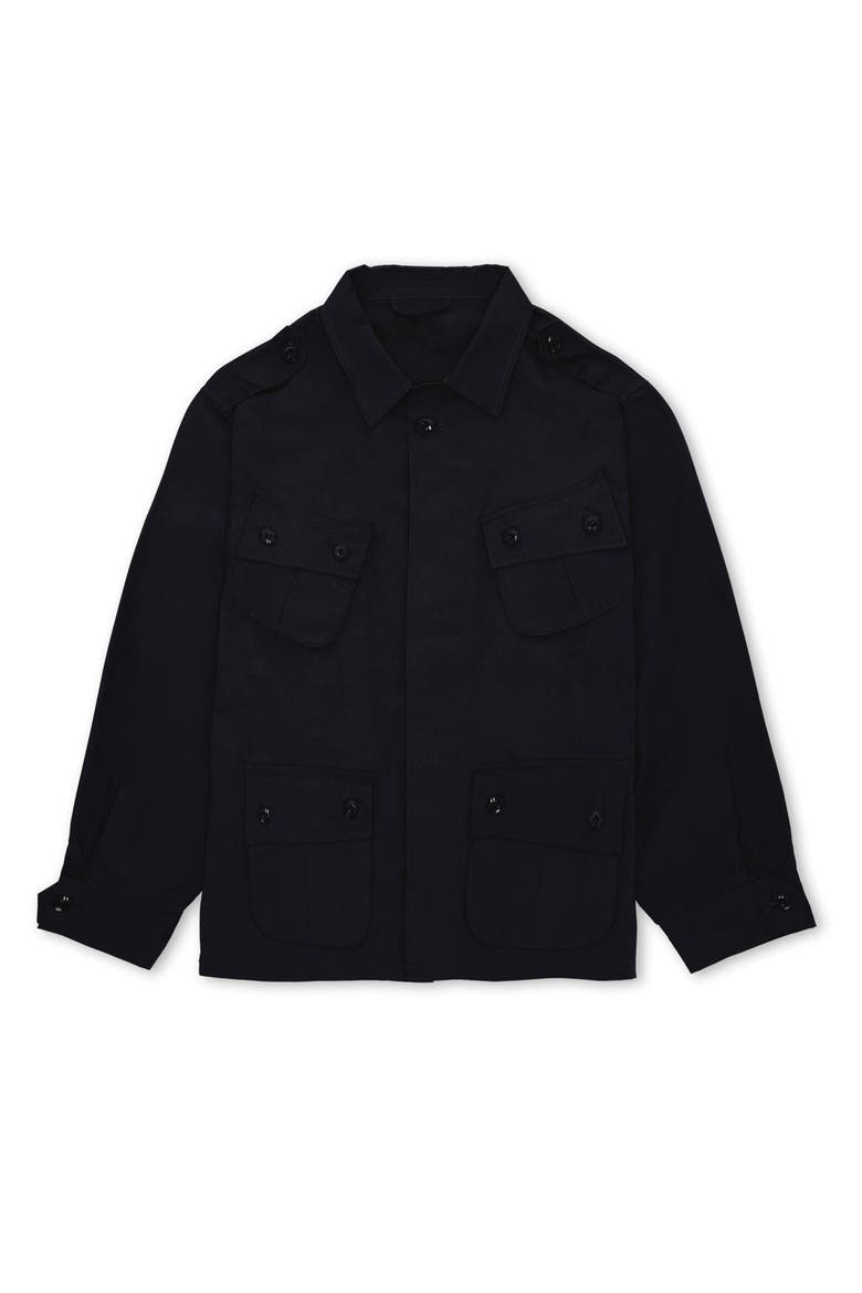 Elias Cotton Jungle Jacket, Main, color, Blue