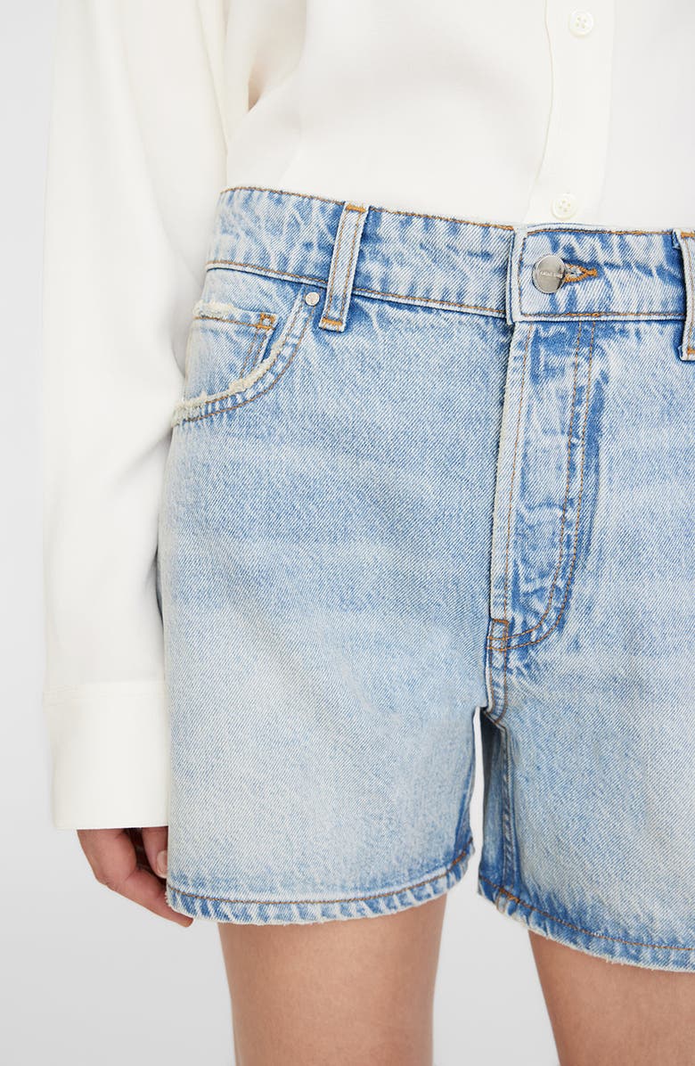 ANINE BING Dalton Short, Alternate, color, Bleached Blue