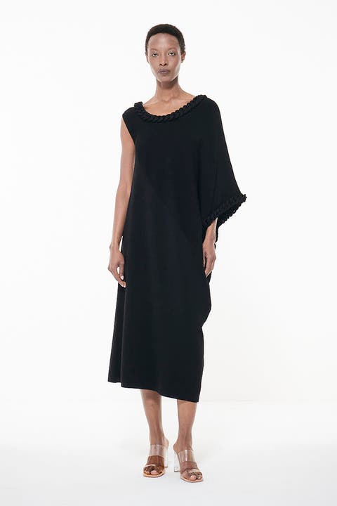 Knit Covered Chain Detail Dress