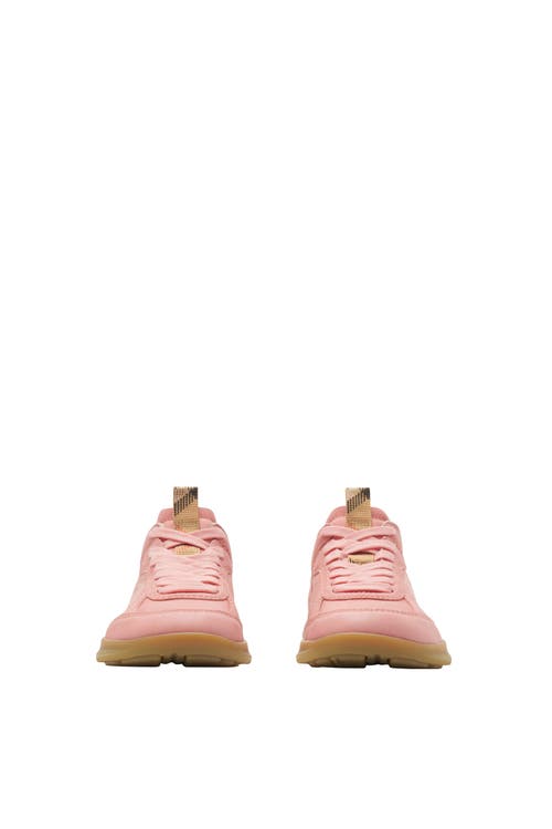 Burberry Leather Matrix Sneakers In Ditsy