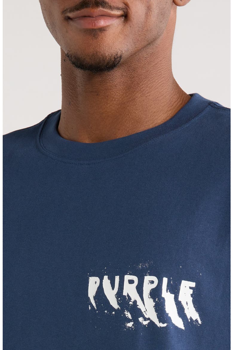 Logo Graphic T-Shirt, Alternate, color, BLUE