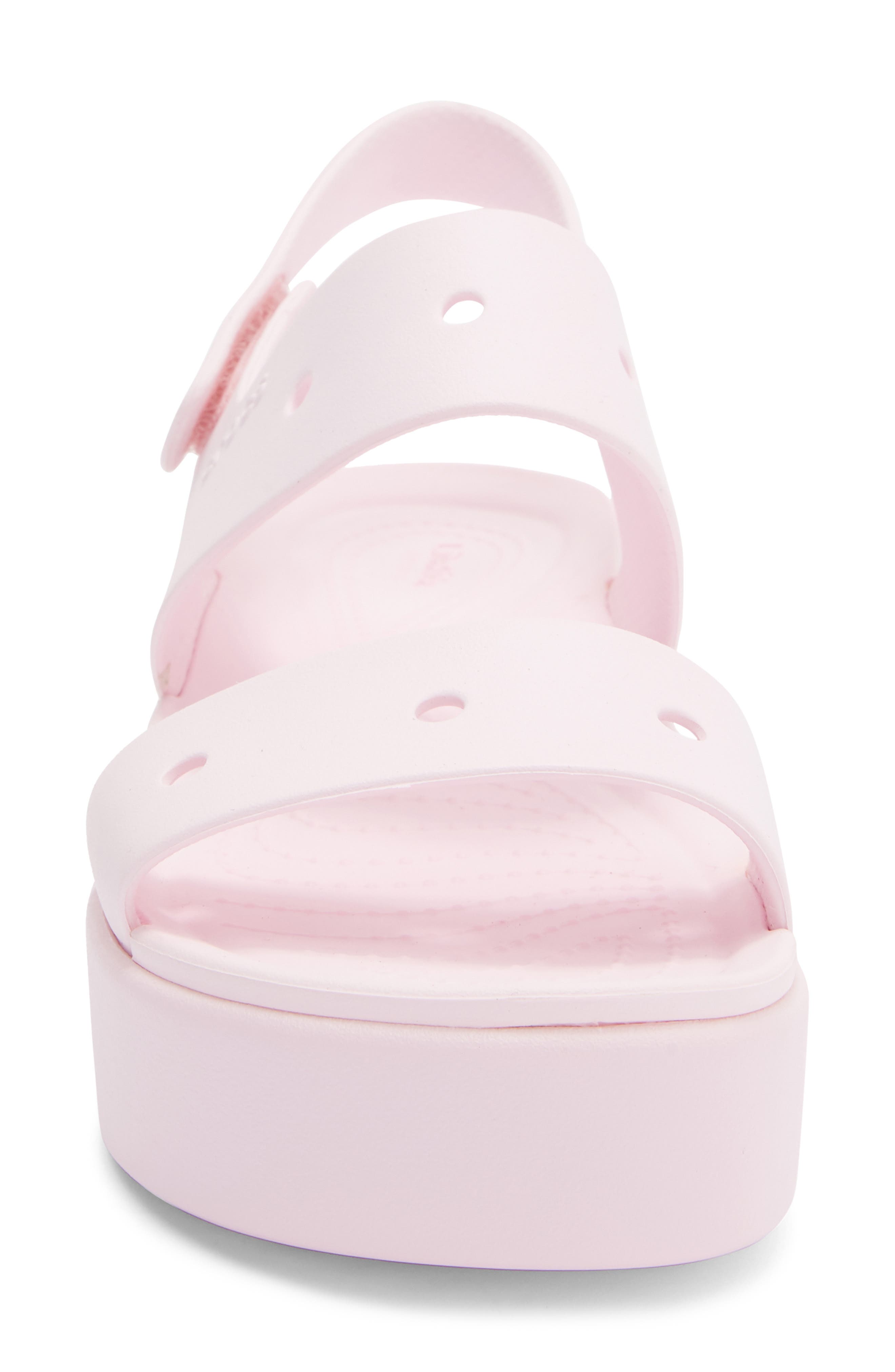 Brooklyn 4U Water Resistant Wedge Slingback Sandal, Alternate, color, PINK MILK