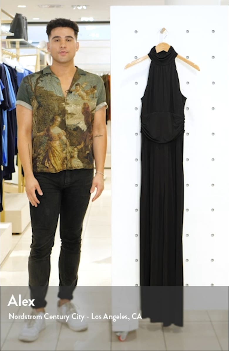 Sleeveless Halter Jumpsuit, sales video thumbnail