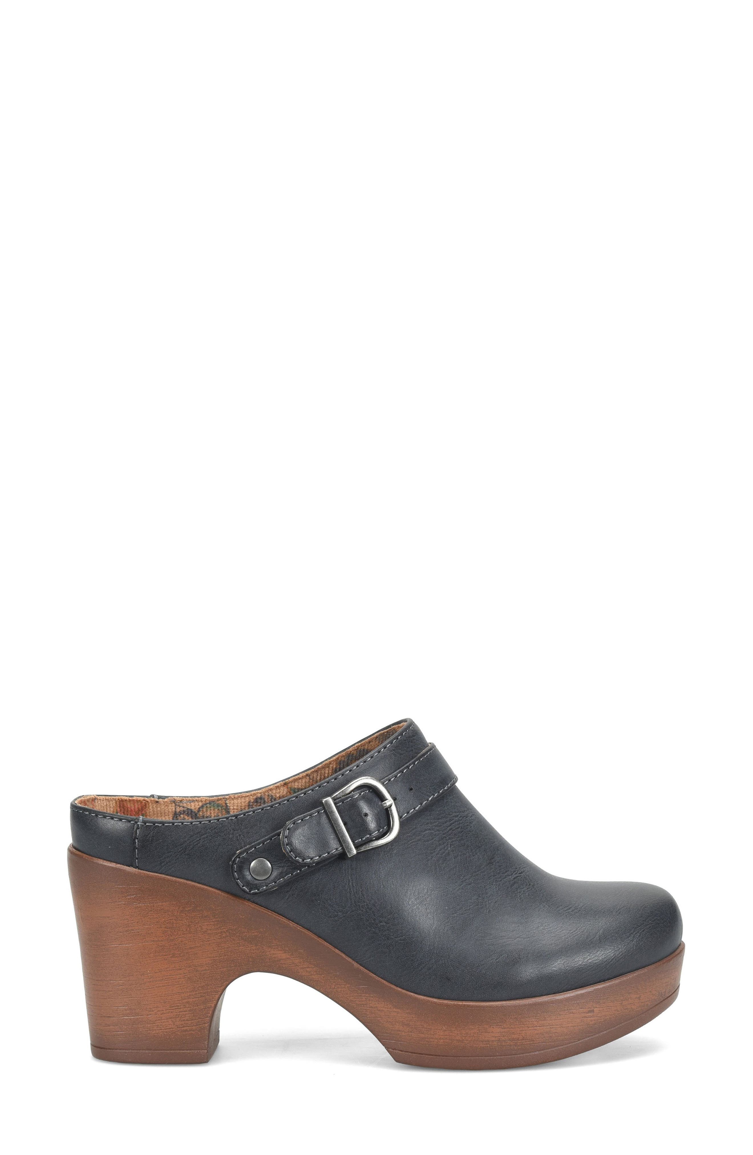 Adel Clog Heel, Alternate, color, NAVY