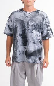 VAST Zine Boxy Fit Aqua Terra Performance Graphic Tee