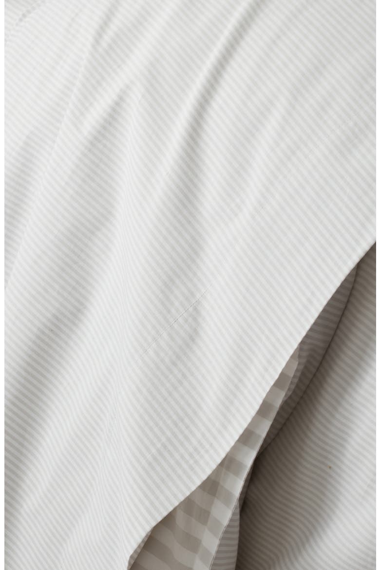 Stripe Cotton Percale Sheet Set, Alternate, color, GREY VAPOR MULTI