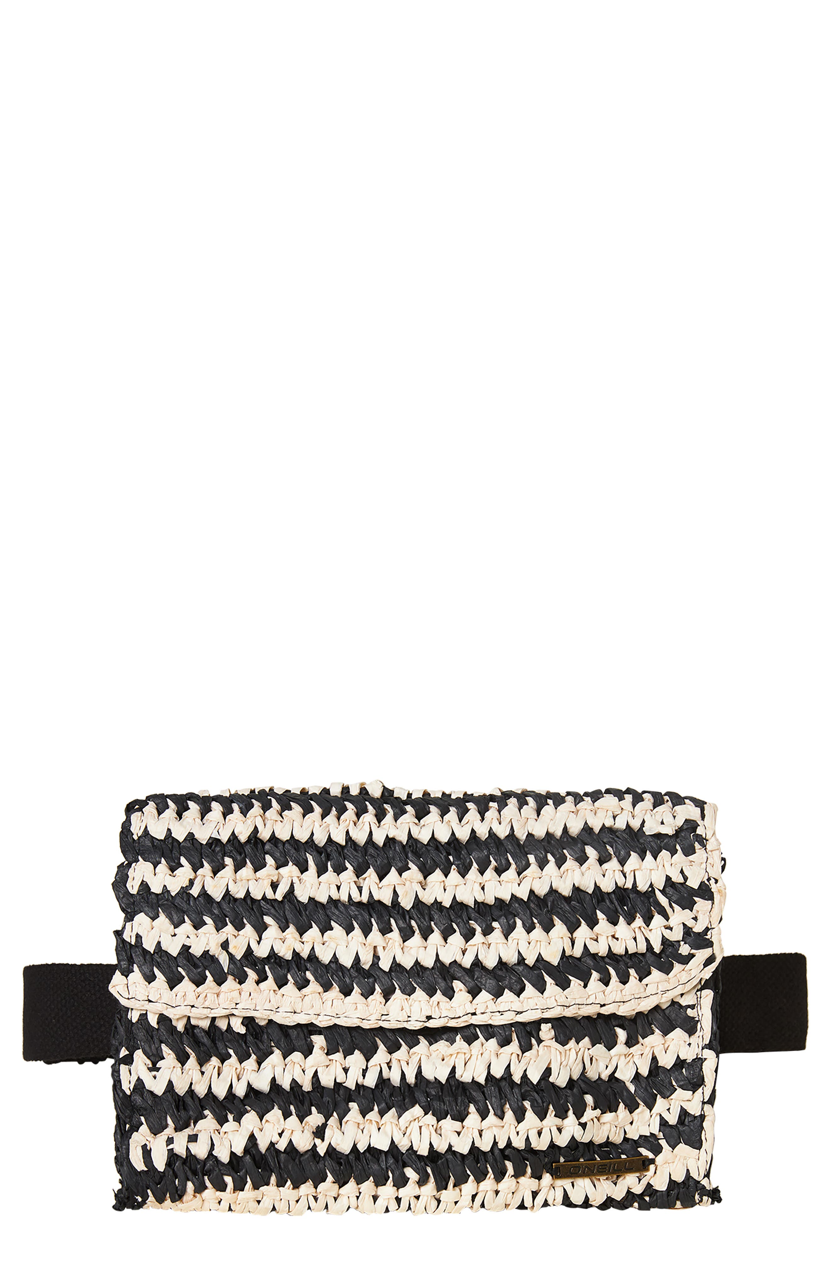 O'Neill Tourmaline Straw Belt Bag, Main, color, 