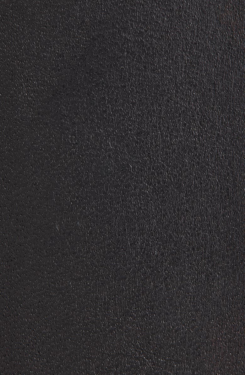 AllSaints Lucas Plate Buckle Leather Belt, Alternate, color, Black