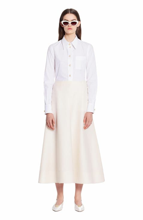 Long Sleeve Shirt In Poplin