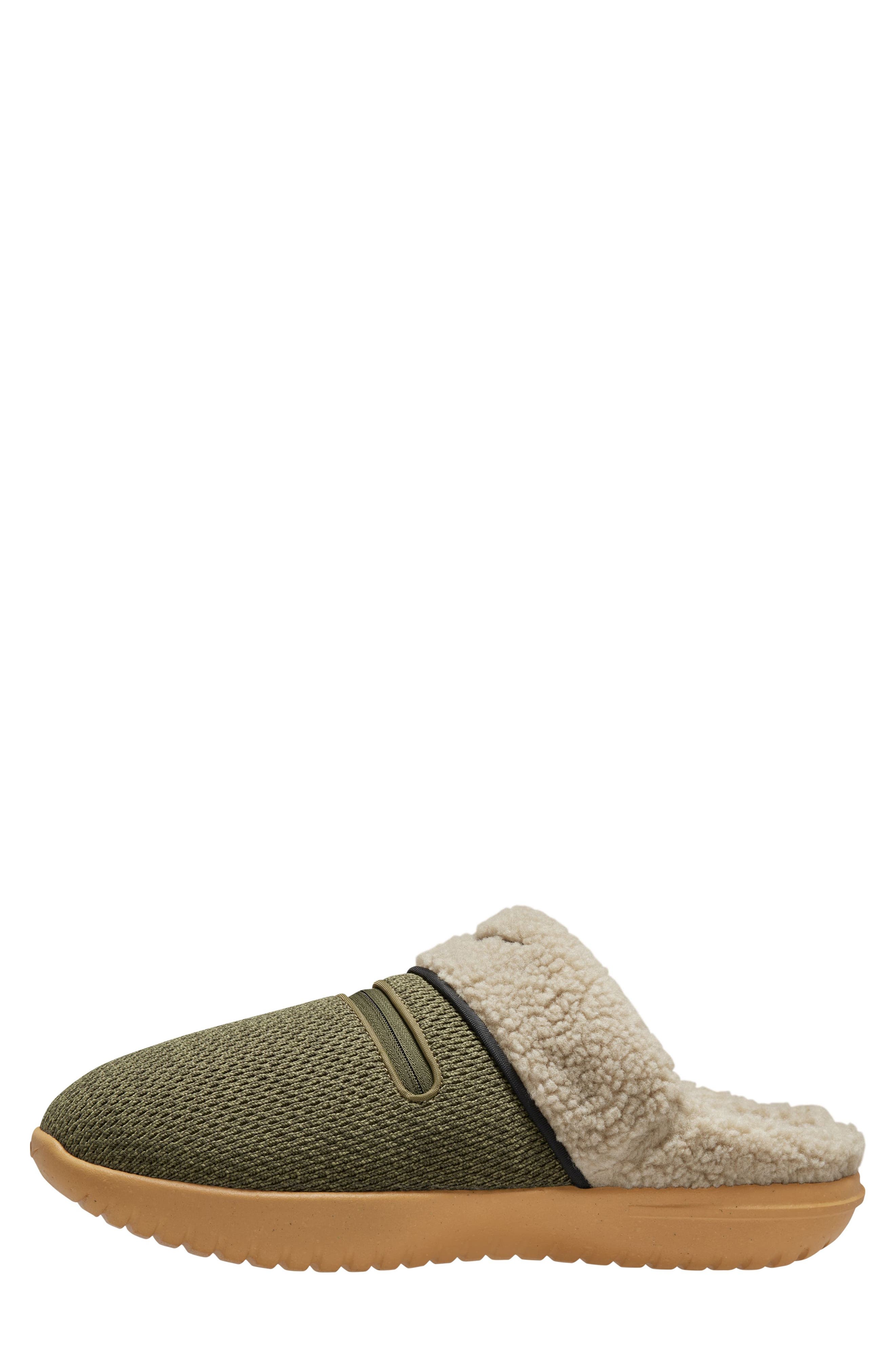 Burrow Slipper, Alternate, color, PILGRIM/ BLACK/ LIMESTONE