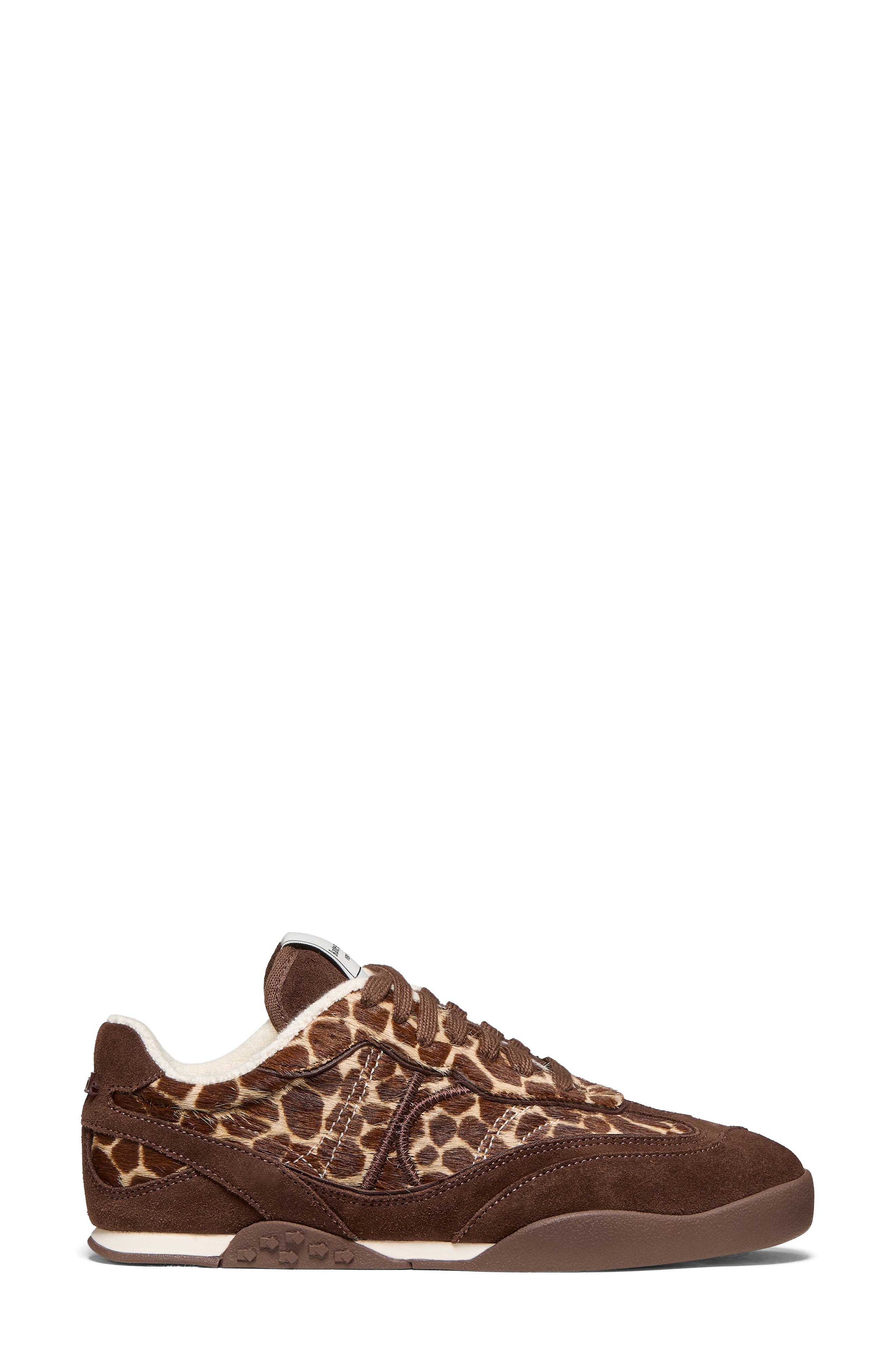 drift genuine calf hair sneaker, Alternate, color, HOT FUDGE MULTI