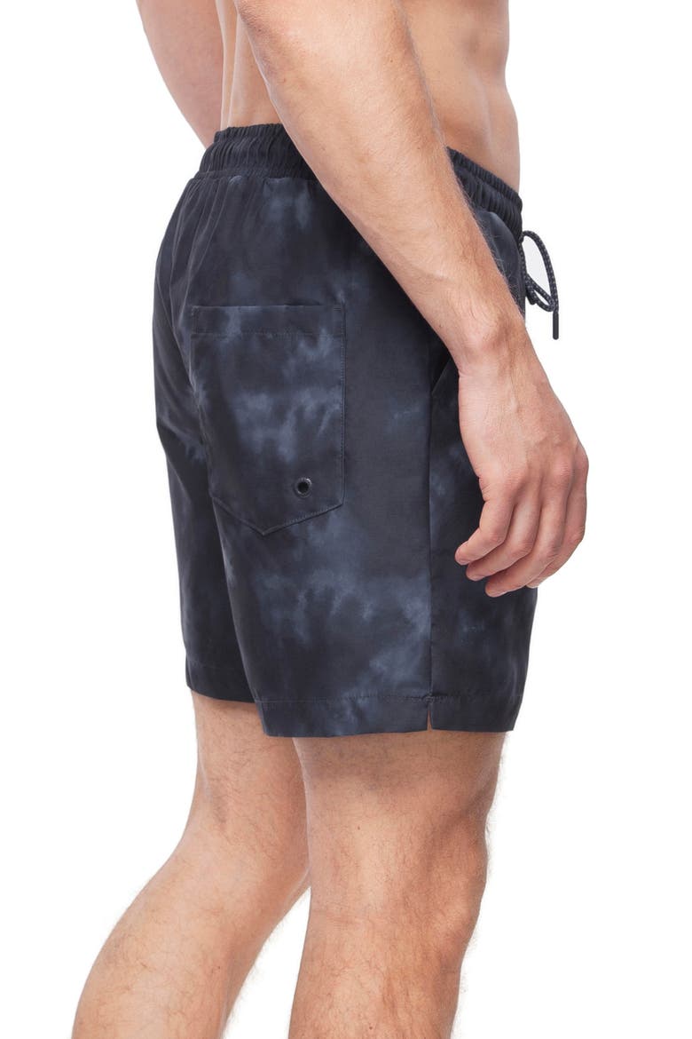 Men's 7" Compression Liner Swim Trunks UPF 50+, Alternate, color, Black Wash