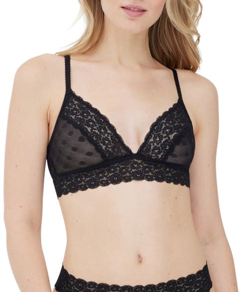 Dare Dot Pattern Plunge Bralette