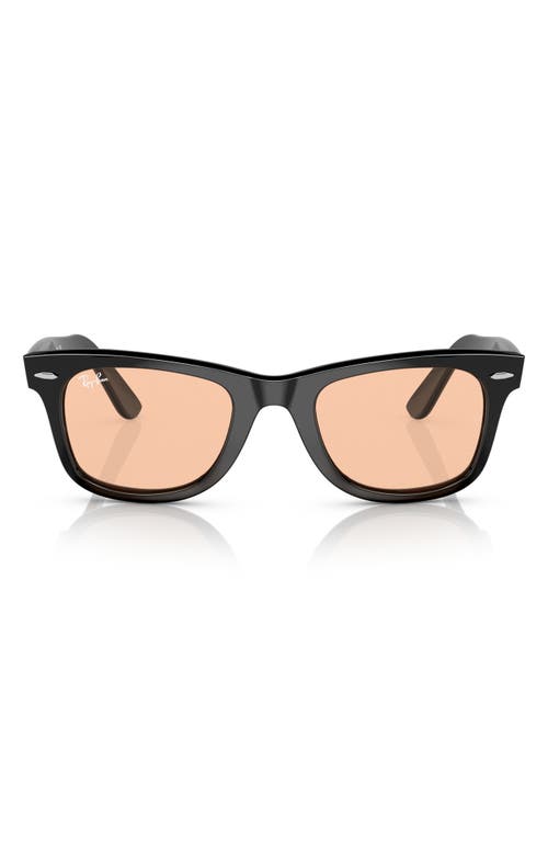 Ray Ban Ray-ban 52mm Square Sunglasses In Black