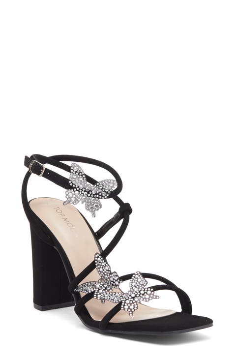 Agatha Butterfly Block Heel Sandal (Women)