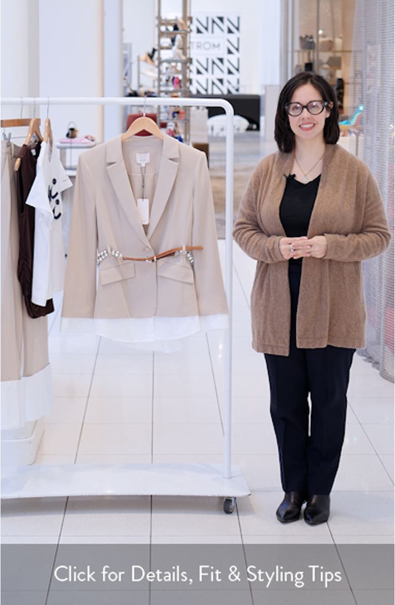 Vittoria Layered Belted Jacket, sales video thumbnail