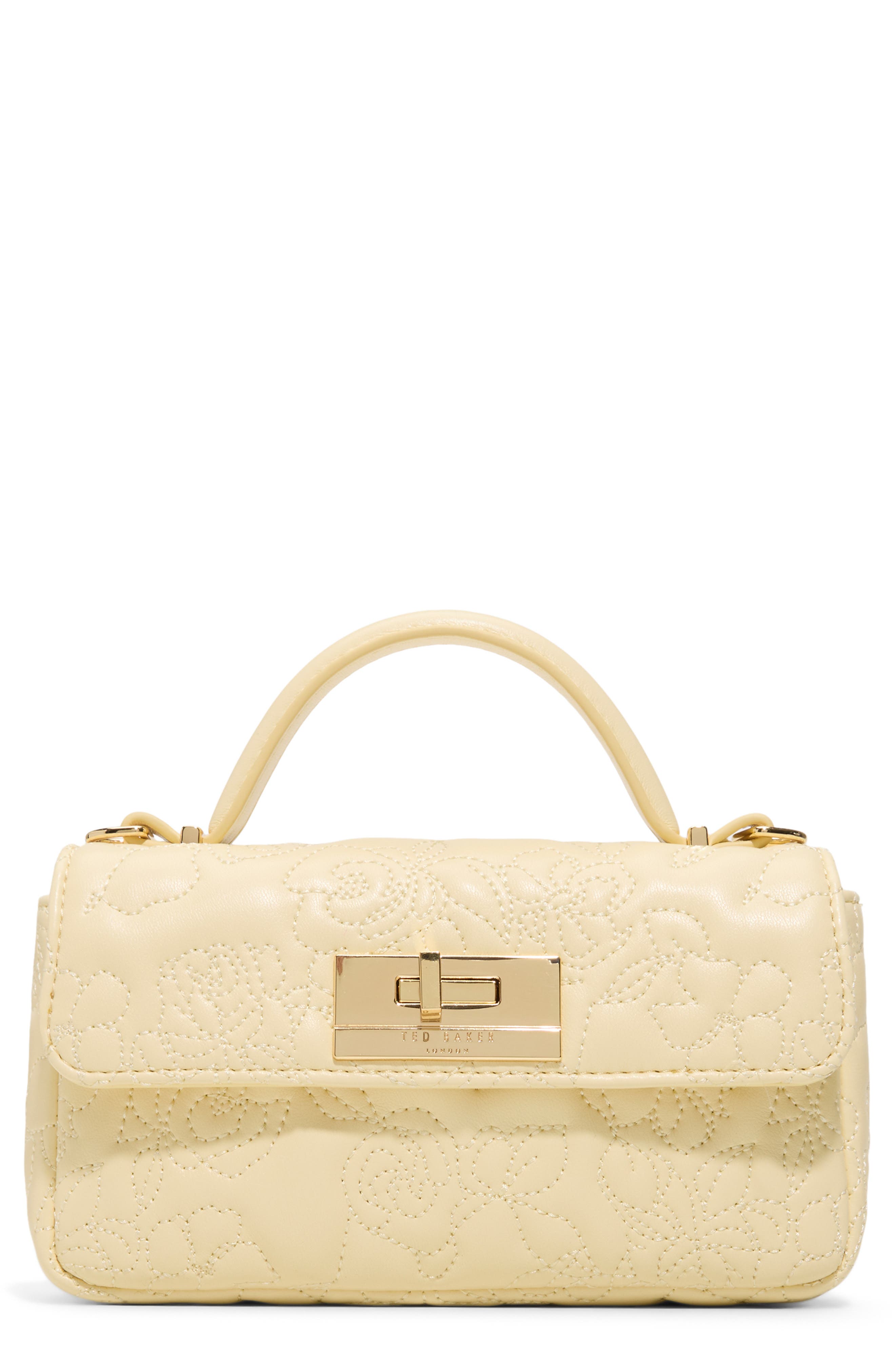 Ted Baker Lia Top Handle Bag, Main, color, Melon