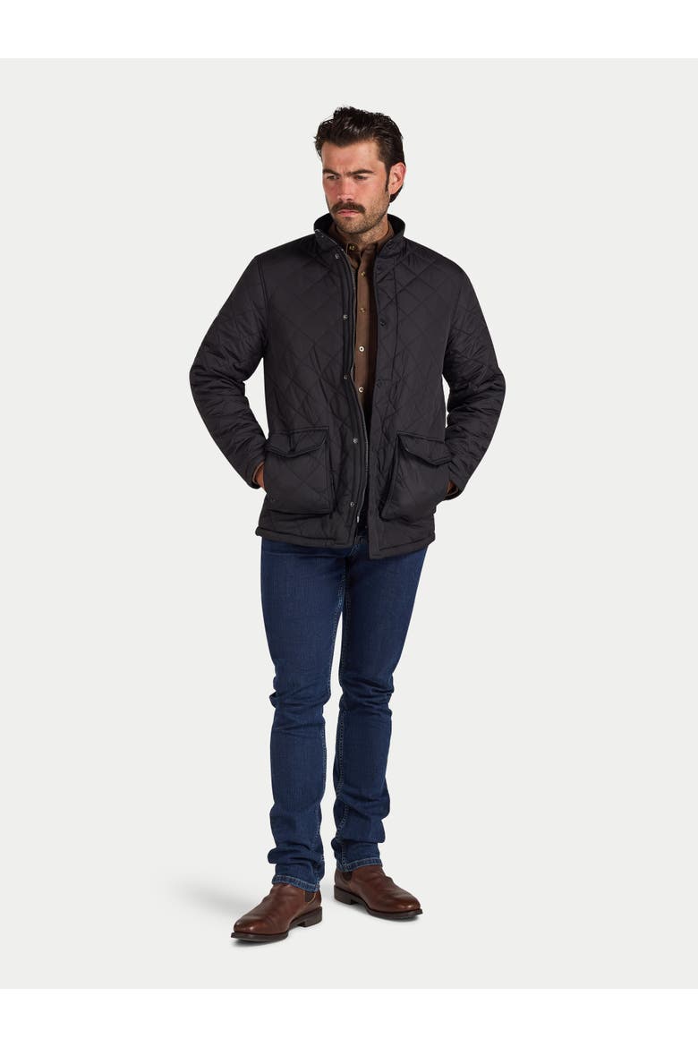 Long Sleeve Quilted Jacket, Alternate, color, Black