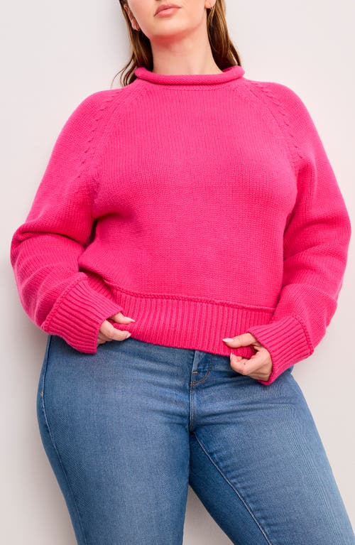 GOOD AMERICAN GOOD AMERICAN MOCK NECK SWEATER