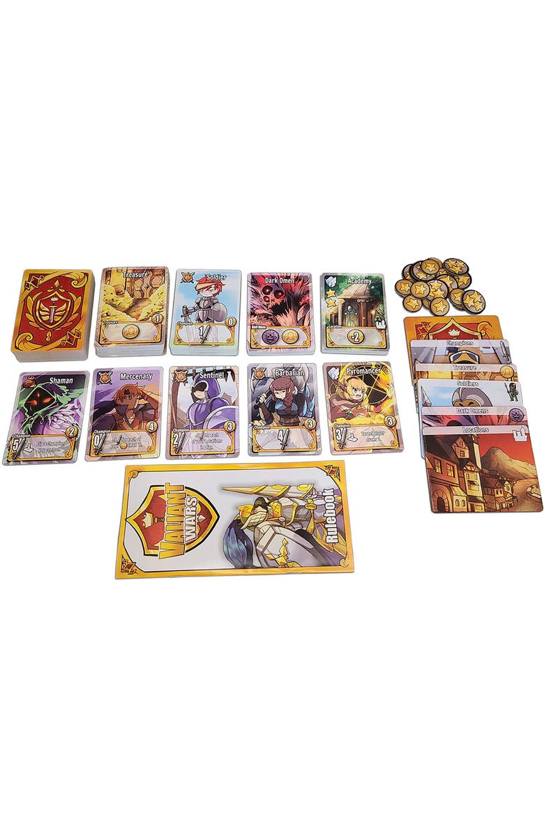 Strange Machine Games Games Valiant Wars Strategy Card Game, Alternate, color,