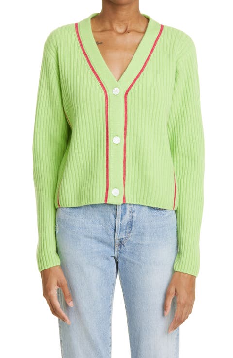 The Elder Statements Women's Rib Cashmere Cardigan