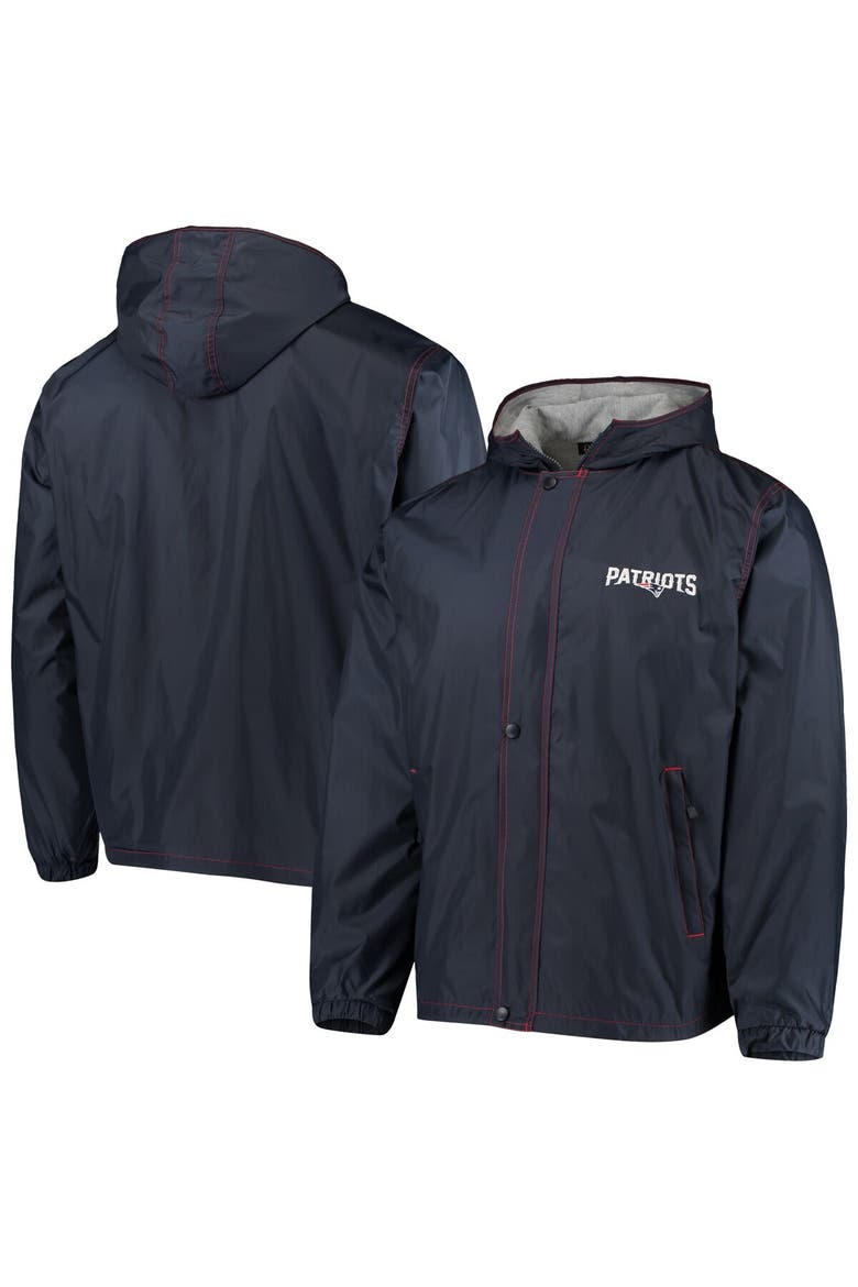 Men's Dunbrooke Navy New England Patriots Logo Legacy Stadium Full-Zip Jacket, Main, color, Navy