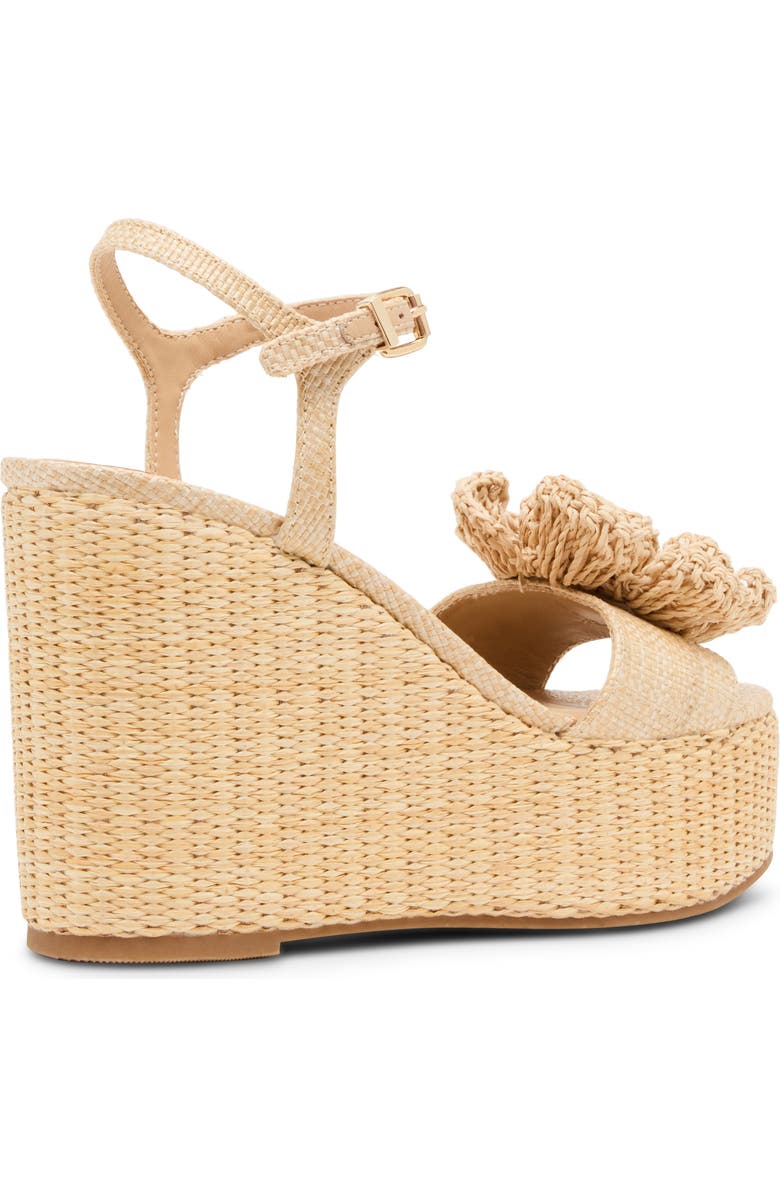 Madden Girl <p>Sasssy Platform Wedge Sandal (Women)</p>, Alternate, color, Natural Raffia