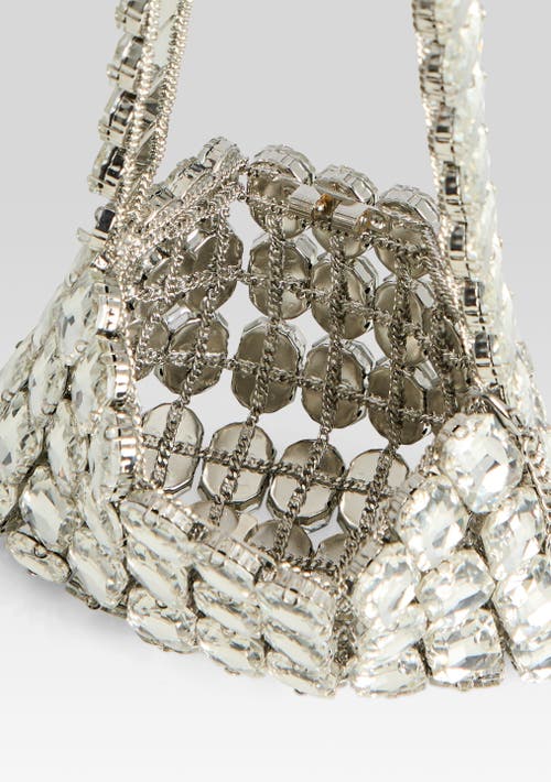 Retroféte Retrofête Malka Rhinestone Bag In Silver