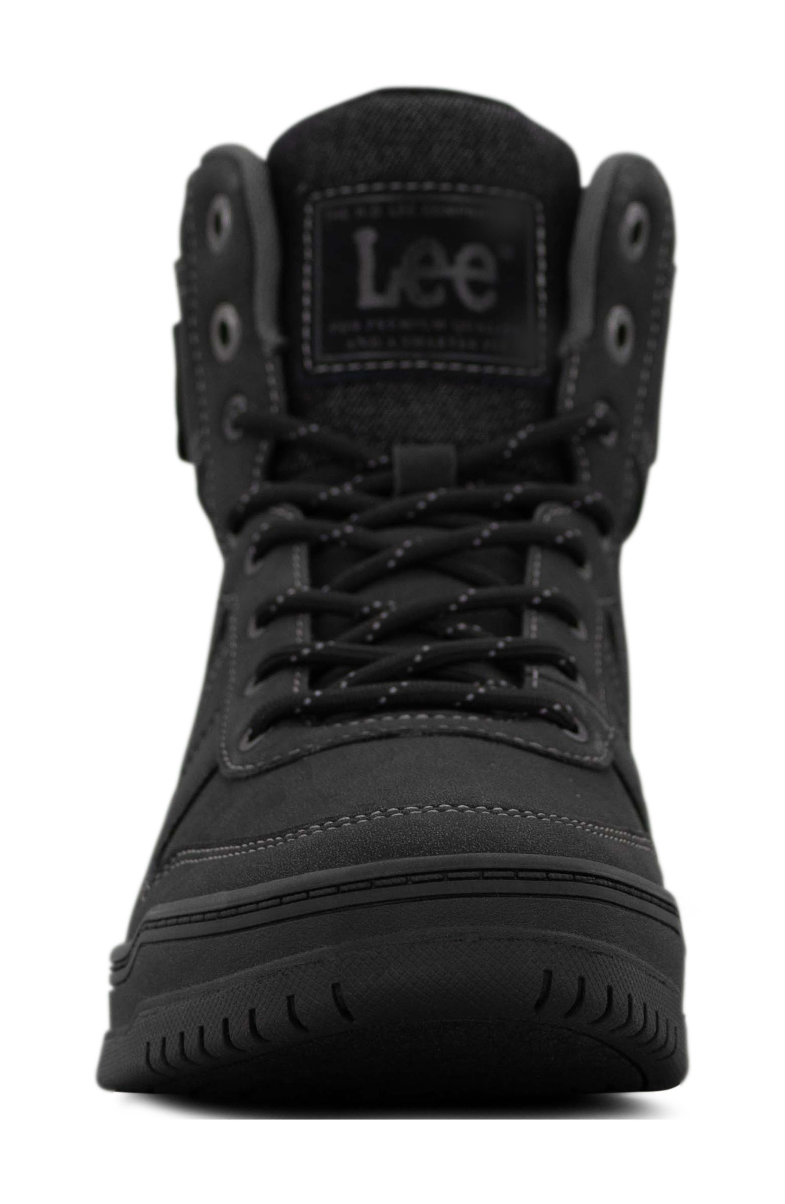 Lee Noah High Top Sneaker, Alternate, color, Black