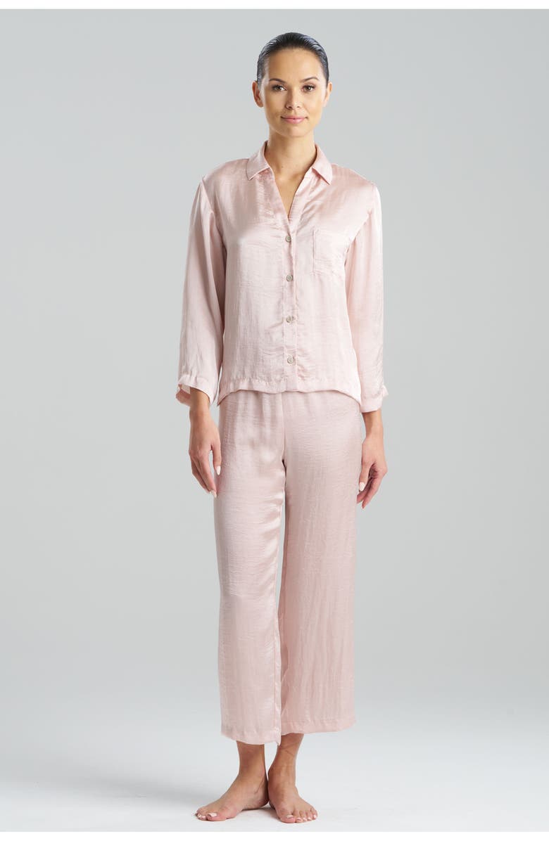 Natori Ashley Icon Notch PJ, Main, color, Shell Pink