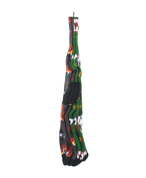 Ed Hardy 360 Print Full Cushion Crew Sock 2-pack In Multi