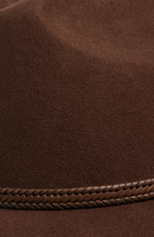 Lack Of Color The Outback Wool Rancher Hat In Brown