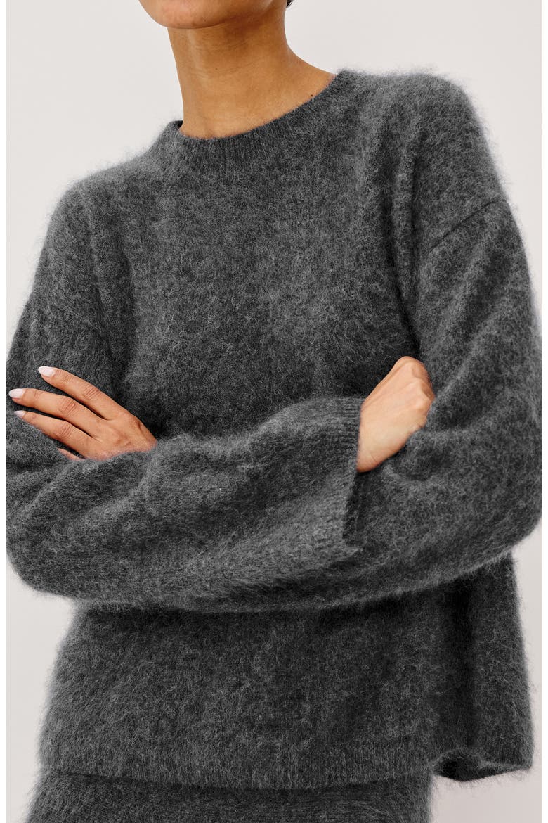 Joel Wool & Cashmere Sweater, Alternate, color, CHARCOAL