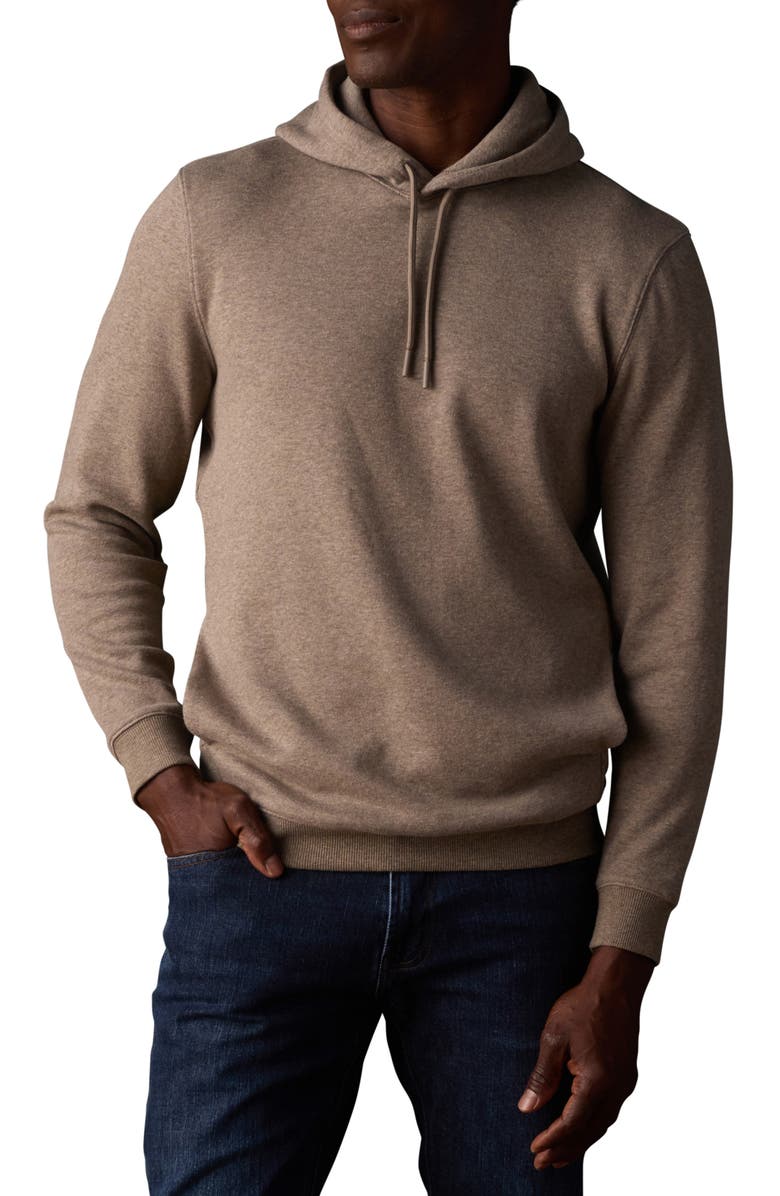The Normal Brand Puremeso Fleece Hoodie, Main, color, Dark Taupe