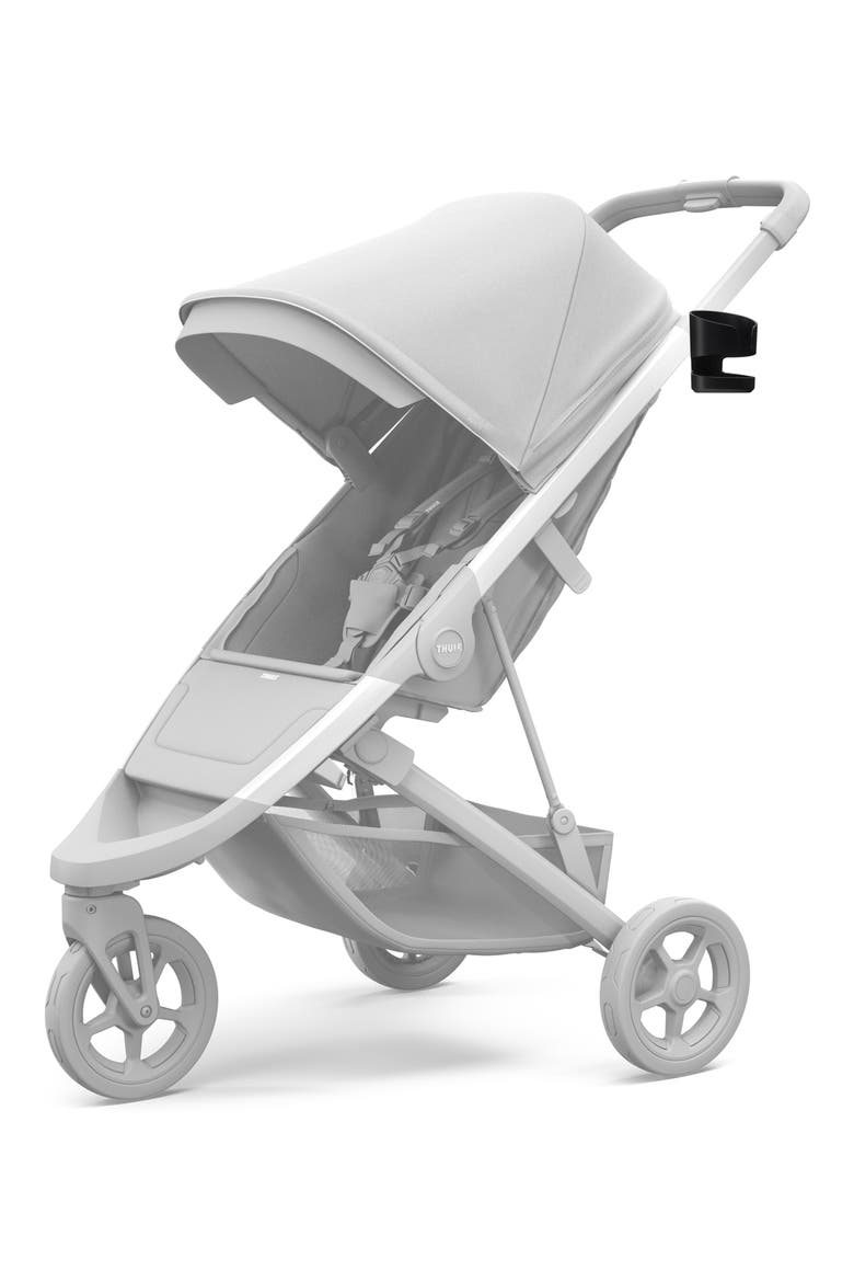 Shine Stroller & Cup Holder Set, Alternate, color, BLACK