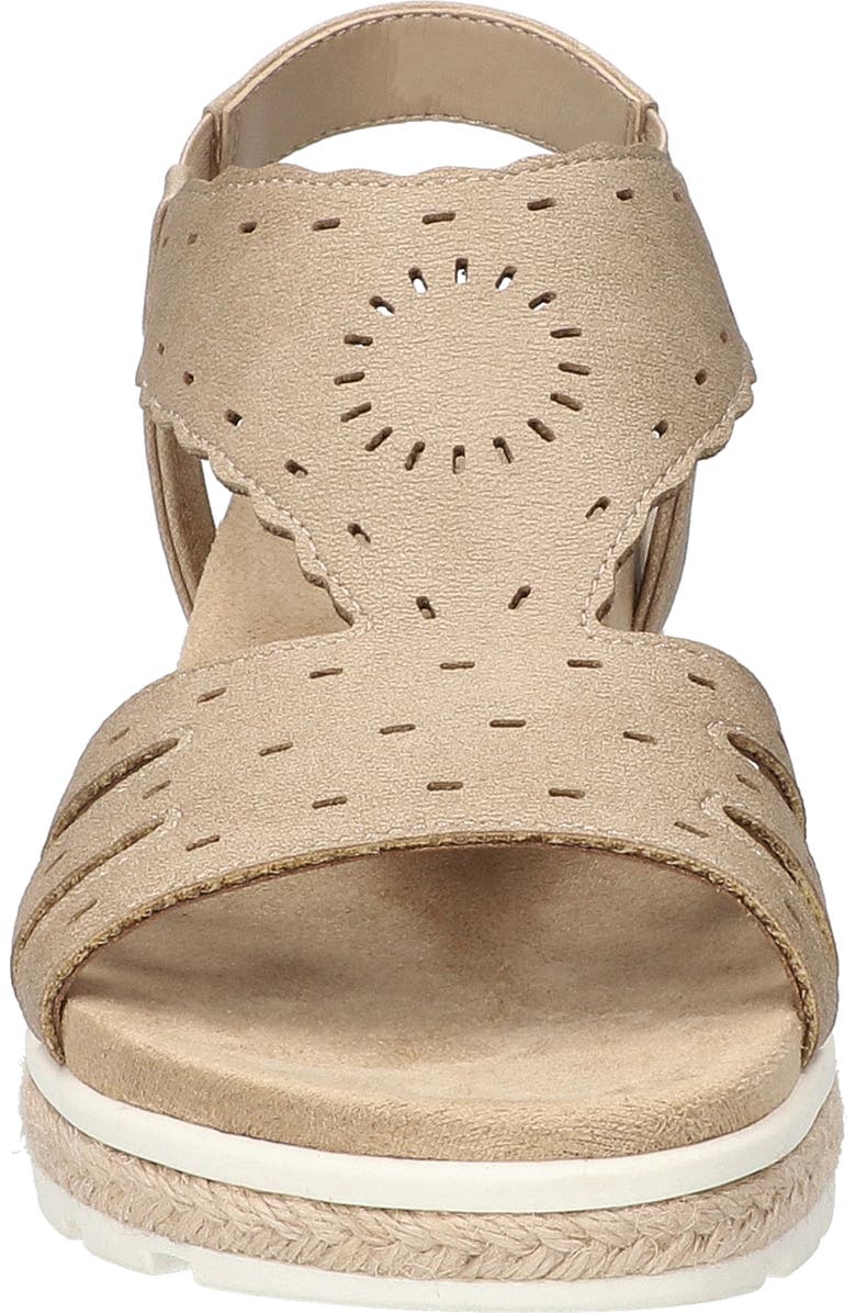 EASY STREET Fran Slingback Wedge Sandal, Alternate, color, Taupe