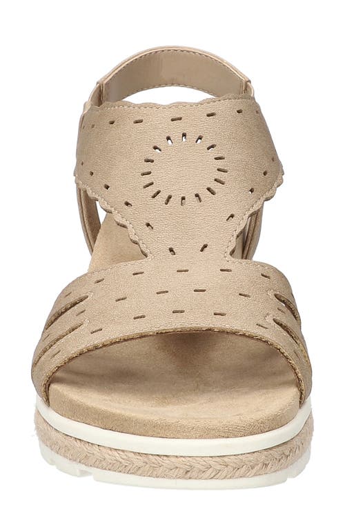 EASY STREET EASY STREET FRAN SLINGBACK WEDGE SANDAL