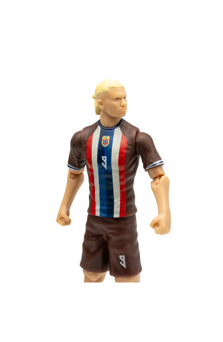 Banbo Toys SOCKERS Norway National Erling Haaland 8" Collectible Soccer Action Figure, Alternate, color, NO COLOR