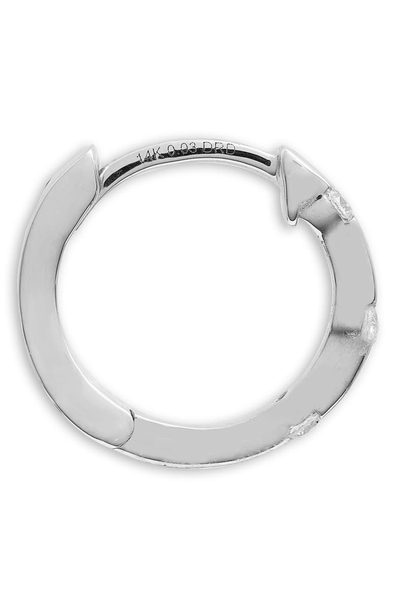 Dana Rebecca Designs Zoe Louise Mini Diamond Huggie Hoop Earrings, Alternate, color, 