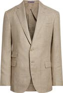 Ralph Lauren Purple Label Glen Plaid Linen 
Silk Sport Coat