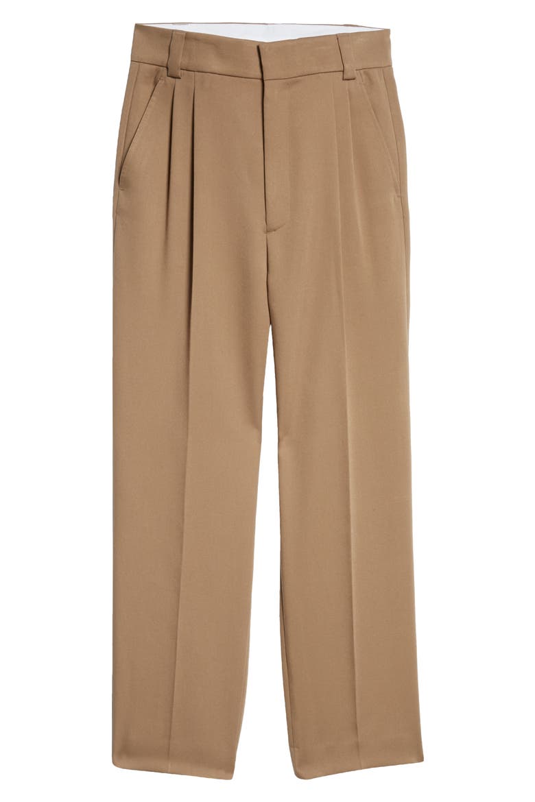 Pleated Pants (Nordstrom Exclusive), Alternate, color, TAUPE
