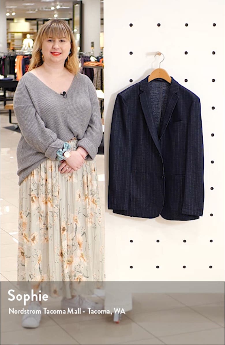 Slim Fit Pinstripe Sport Coat, sales video thumbnail